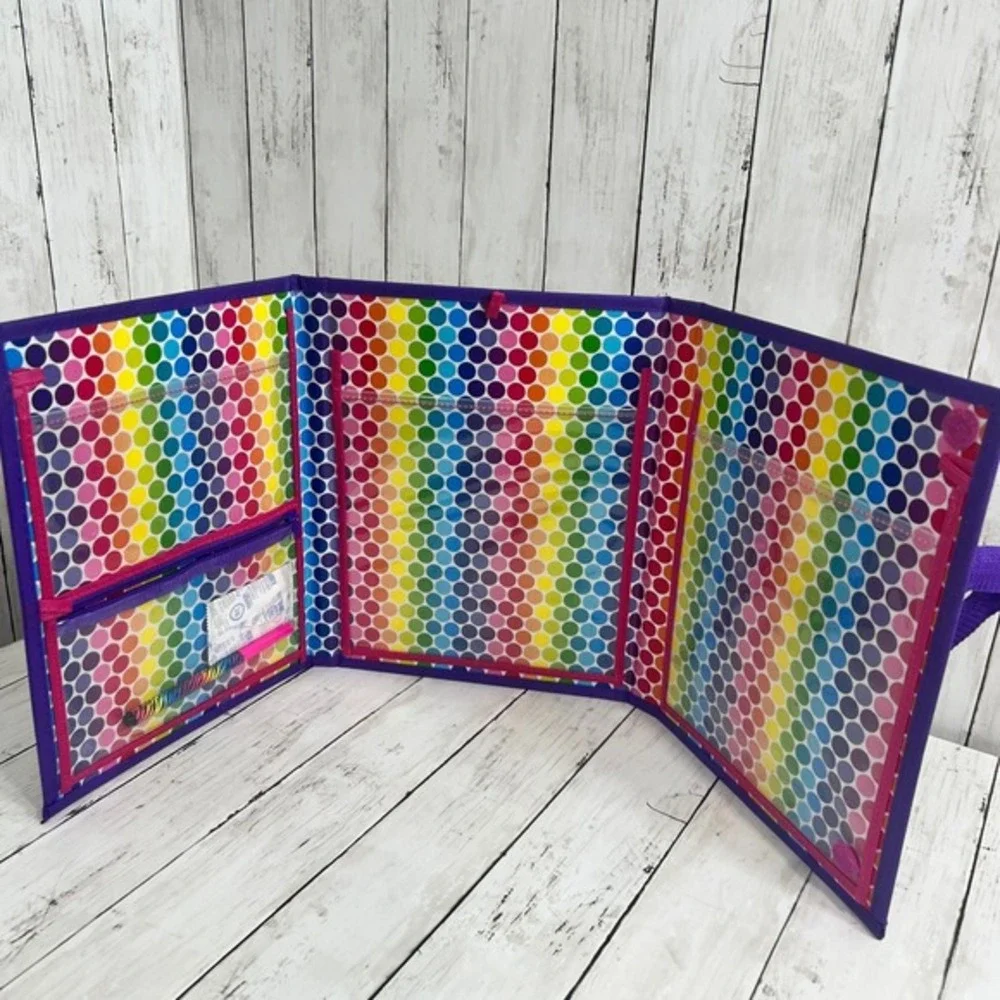 Lisa Frank Tikanni Activity Tote Bag‎ Kids Art Craft Supply Rainbow for Kids